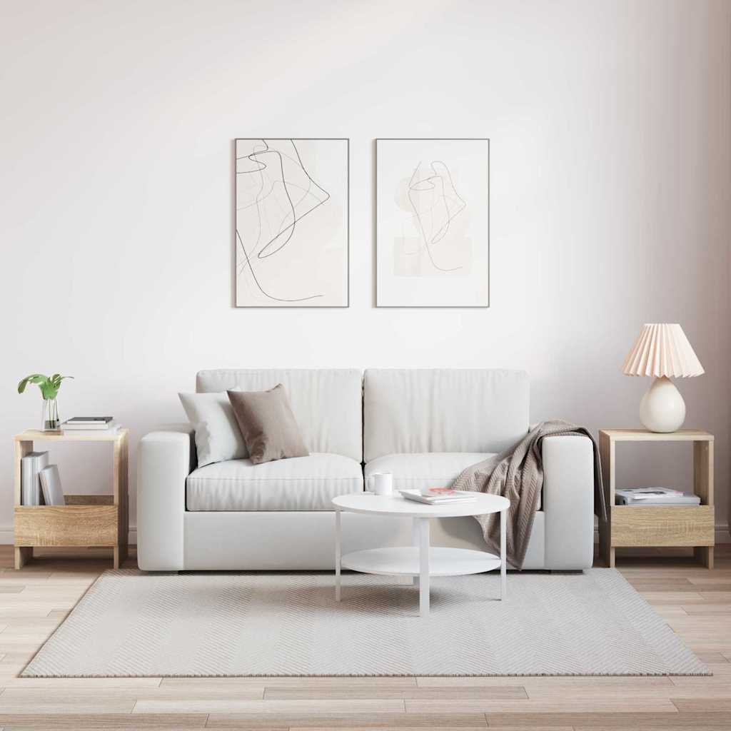 Tijdschrift Rek 2 pcs Sonoma Eiken 35 x 30 x 45 cm is nu te koop bij PeponiXL, paradijselijk wonen!