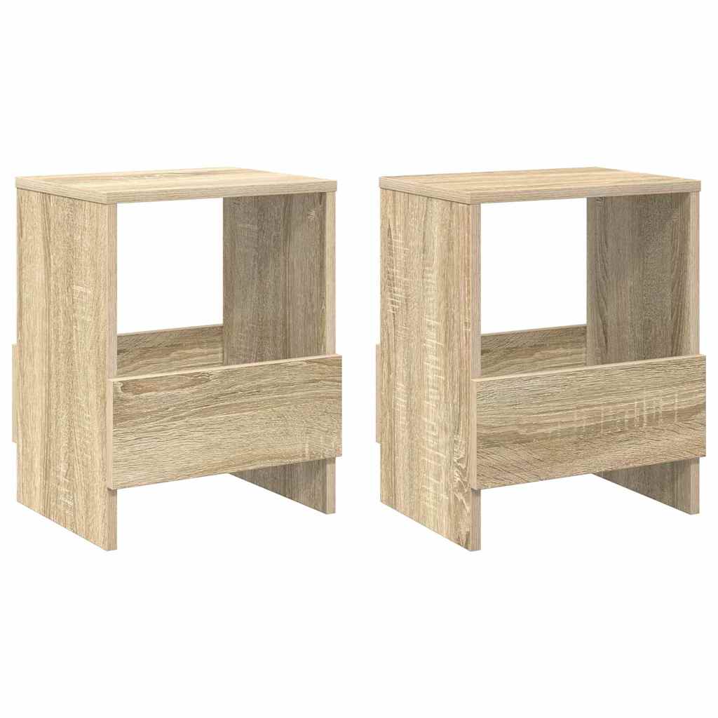 Tijdschrift Rek 2 pcs Sonoma Eiken 35 x 30 x 45 cm is nu te koop bij PeponiXL, paradijselijk wonen!