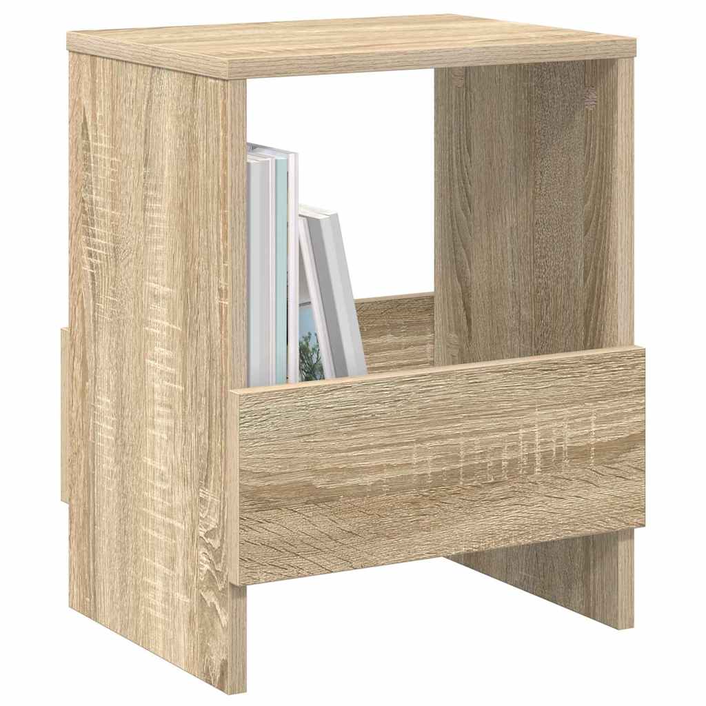 Tijdschrift Rek 2 pcs Sonoma Eiken 35 x 30 x 45 cm is nu te koop bij PeponiXL, paradijselijk wonen!