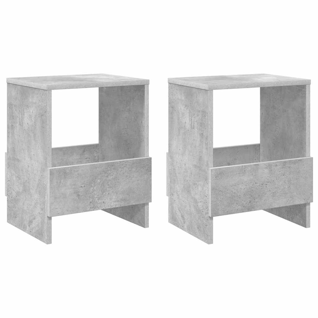 Tijdschrift Rek 2 pcs Beton Grijs 35 x 30 x 45 cm is nu te koop bij PeponiXL, paradijselijk wonen!
