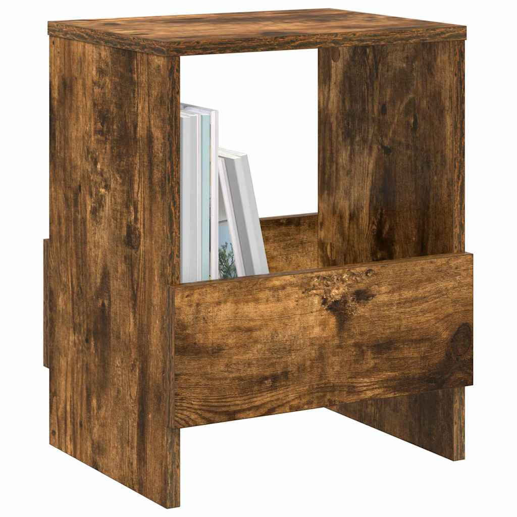 Tijdschrift Rek Gerookt eiken 35 x 30 x 45 cm is nu te koop bij PeponiXL, paradijselijk wonen!