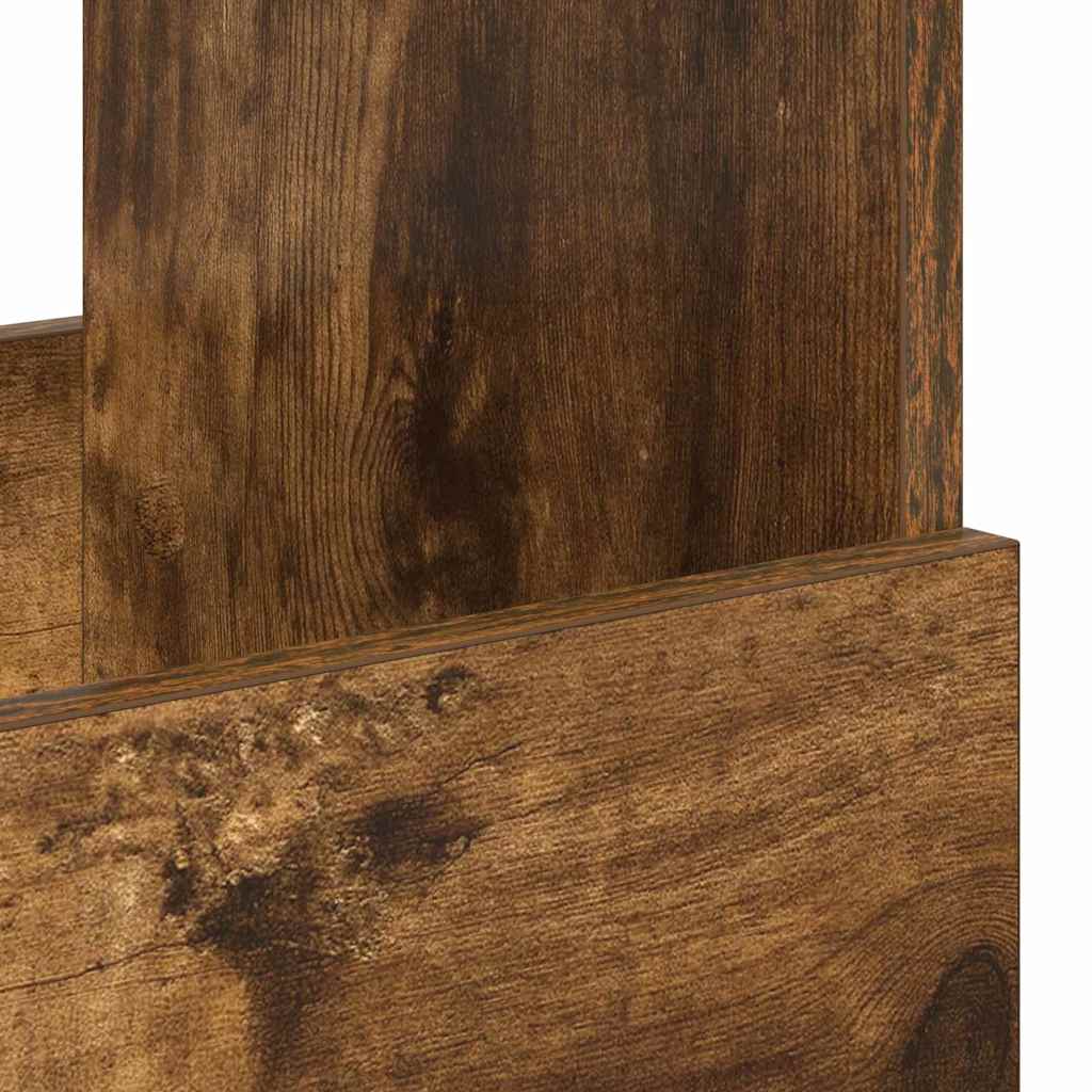 Tijdschrift Rek 2 pcs Gerookt eiken 35 x 30 x 45 cm is nu te koop bij PeponiXL, paradijselijk wonen!