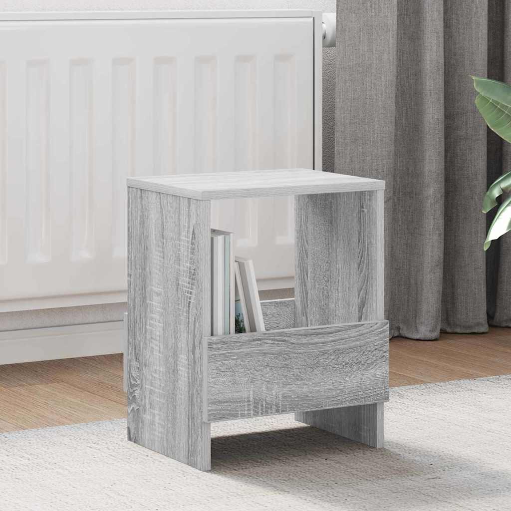 Tijdschrift Rek 2 pcs Grijs Sonoma 35 x 30 x 45 cm is nu te koop bij PeponiXL, paradijselijk wonen!