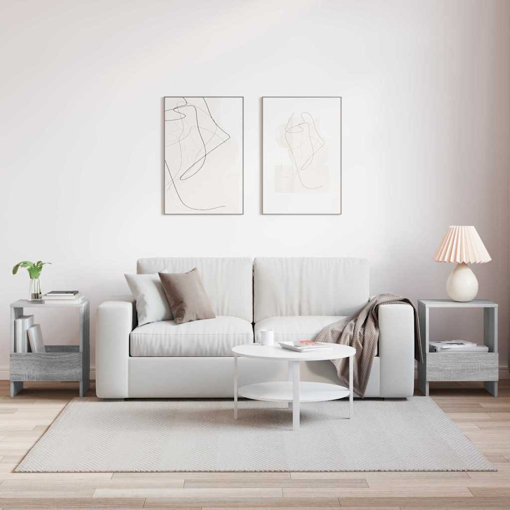 Tijdschrift Rek 2 pcs Grijs Sonoma 35 x 30 x 45 cm is nu te koop bij PeponiXL, paradijselijk wonen!