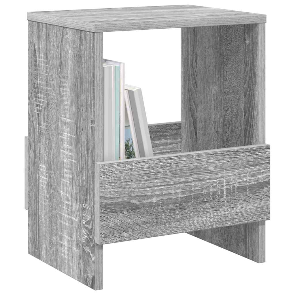 Tijdschrift Rek 2 pcs Grijs Sonoma 35 x 30 x 45 cm is nu te koop bij PeponiXL, paradijselijk wonen!