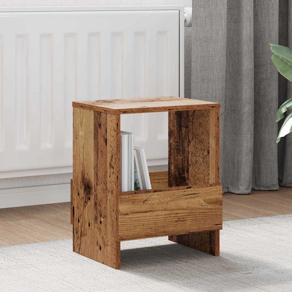 Tijdschrift Rek 2 pcs Oudhout 35 x 30 x 45 cm is nu te koop bij PeponiXL, paradijselijk wonen!