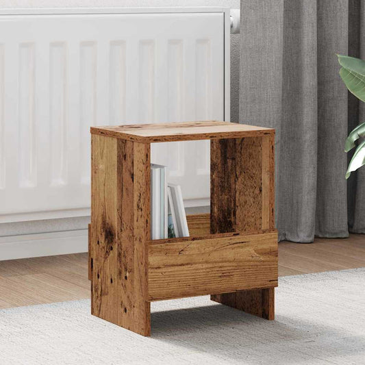 Tijdschrift Rek 2 pcs Oudhout 35 x 30 x 45 cm is nu te koop bij PeponiXL, paradijselijk wonen!