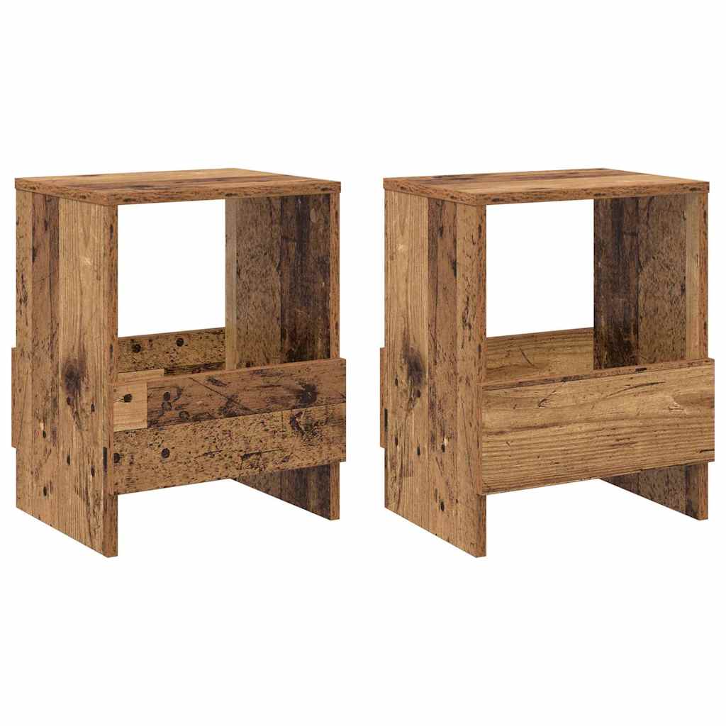 Tijdschrift Rek 2 pcs Oudhout 35 x 30 x 45 cm is nu te koop bij PeponiXL, paradijselijk wonen!