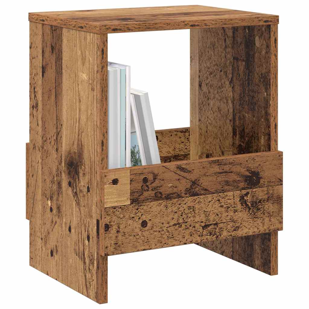 Tijdschrift Rek 2 pcs Oudhout 35 x 30 x 45 cm is nu te koop bij PeponiXL, paradijselijk wonen!