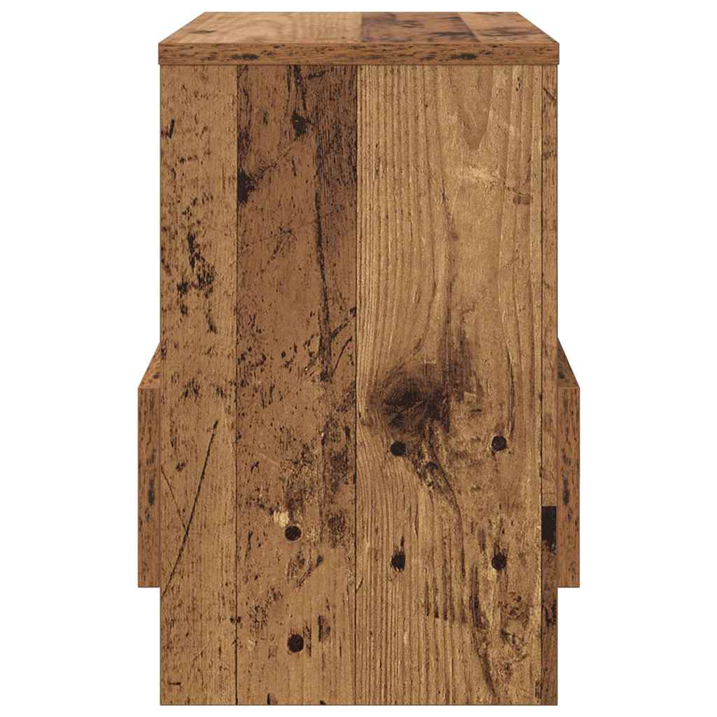 Tijdschrift Rek 2 pcs Oudhout 35 x 30 x 45 cm is nu te koop bij PeponiXL, paradijselijk wonen!