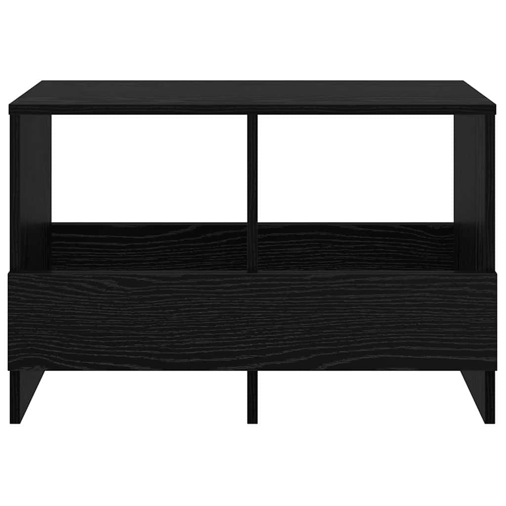 Tijdschrift Rek Zwart Eiken 68,5 x 30 x 45 cm is nu te koop bij PeponiXL, paradijselijk wonen!