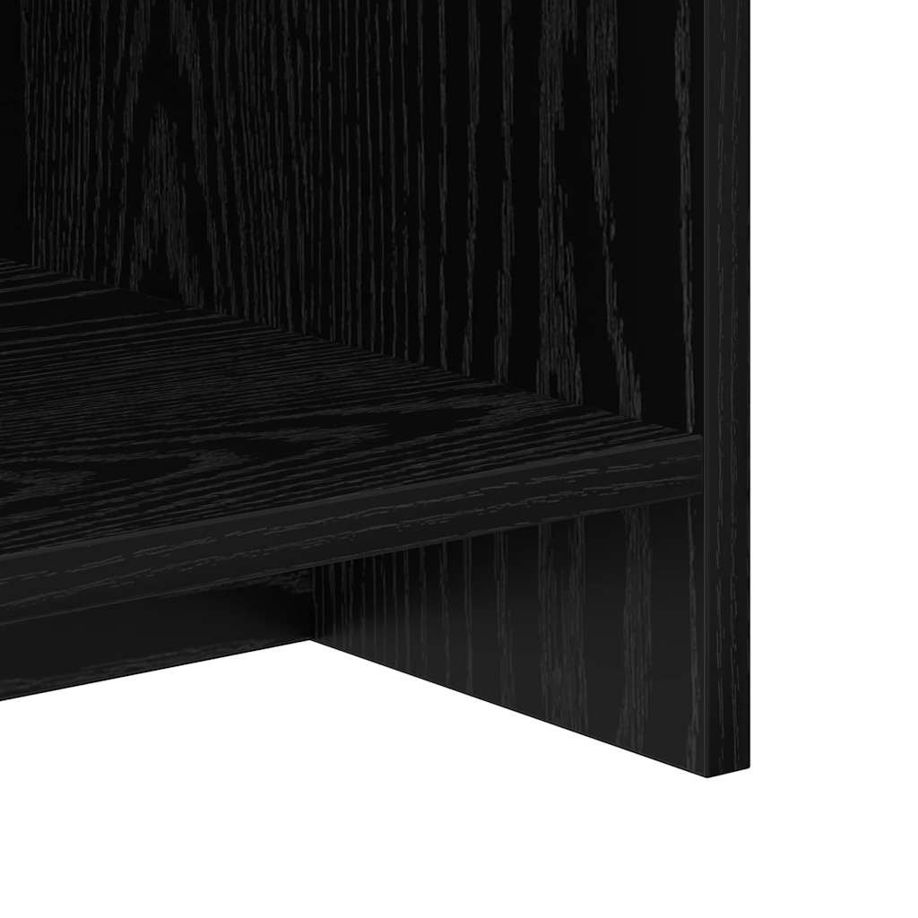TV-standaard Zwart Eiken 102 x 35 x 45 cm Bewerkt hout is nu te koop bij PeponiXL, paradijselijk wonen!