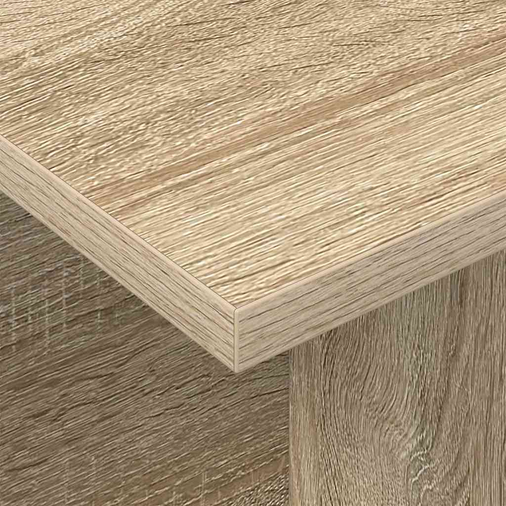 TV-standaard Sonoma Eiken 102 x 35 x 45 cm Bewerkt hout is nu te koop bij PeponiXL, paradijselijk wonen!