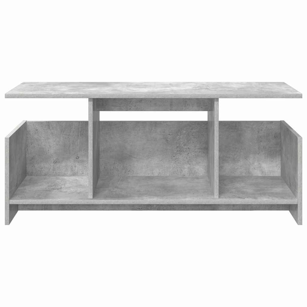 TV-standaard Beton Grijs 102 x 35 x 45 cm Bewerkt hout is nu te koop bij PeponiXL, paradijselijk wonen!