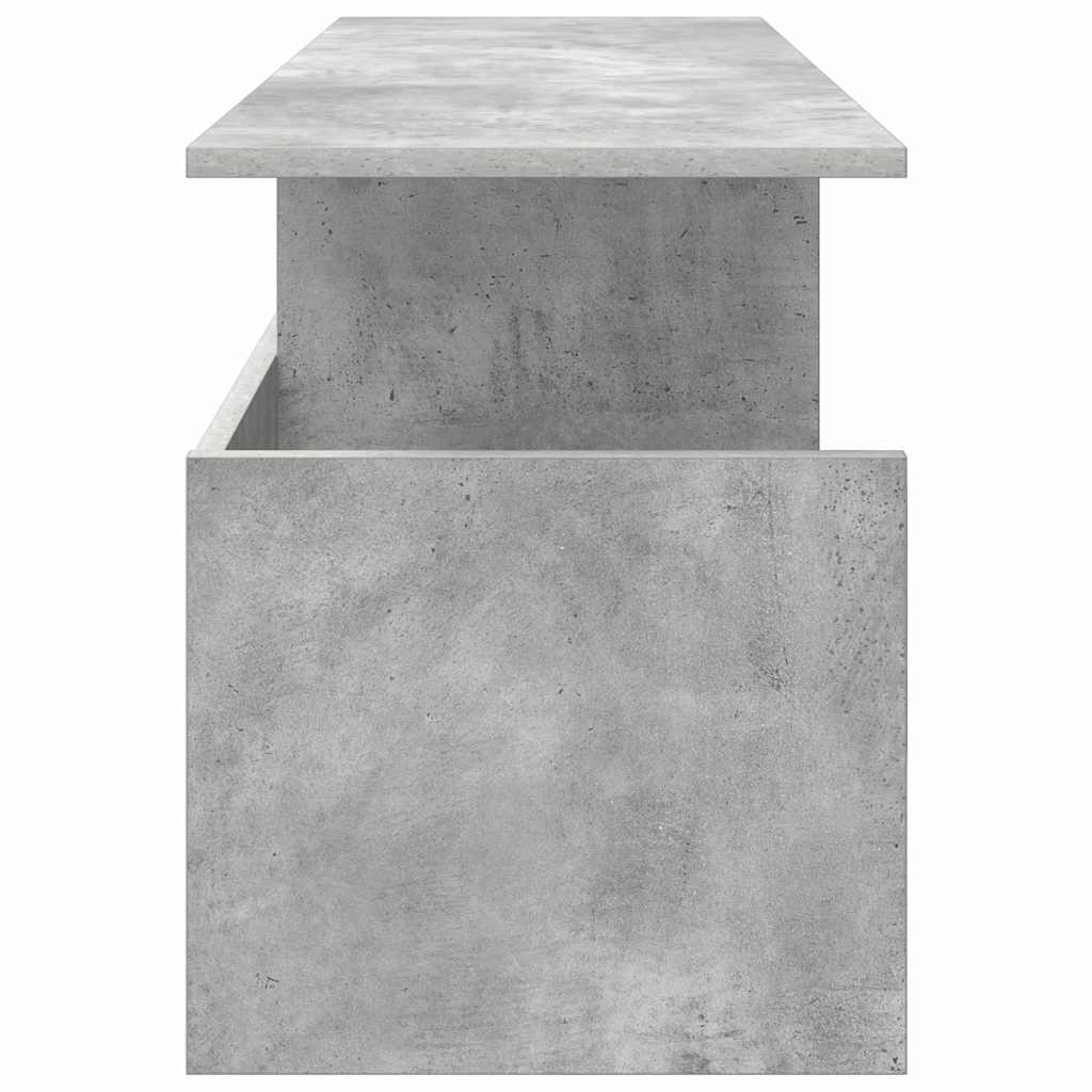 TV-standaard Beton Grijs 102 x 35 x 45 cm Bewerkt hout is nu te koop bij PeponiXL, paradijselijk wonen!