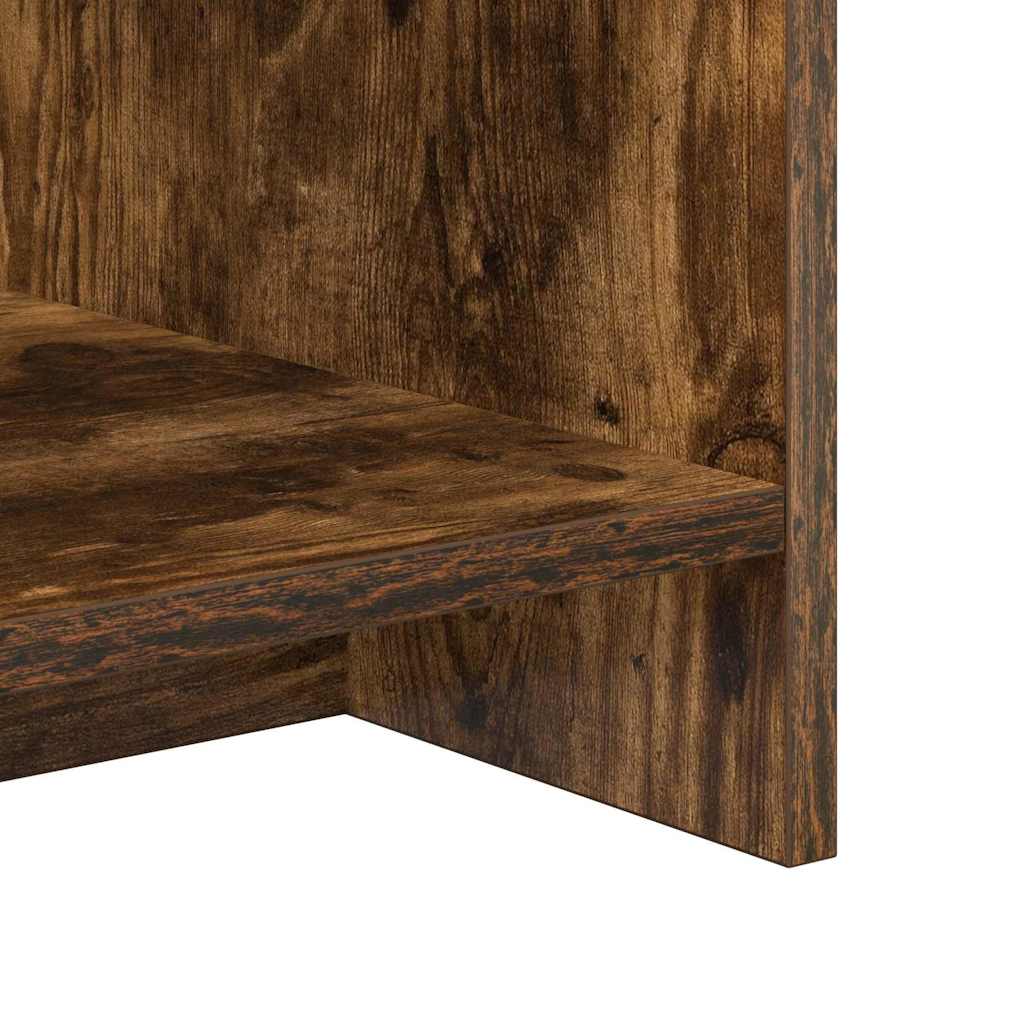 TV-standaard Gerookt eiken 102 x 35 x 45 cm Bewerkt hout is nu te koop bij PeponiXL, paradijselijk wonen!
