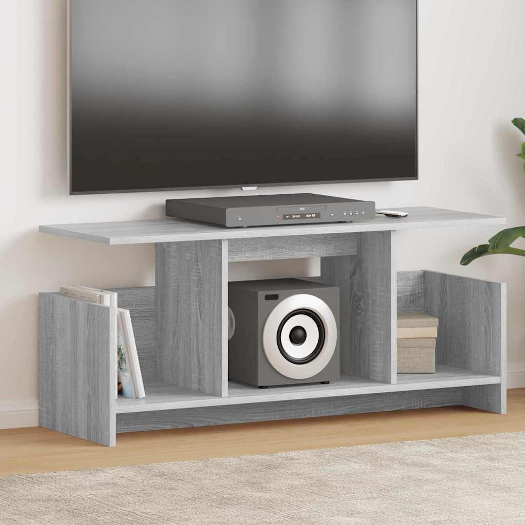 TV-standaard Grijs Sonoma 102 x 35 x 45 cm Bewerkt hout is nu te koop bij PeponiXL, paradijselijk wonen!