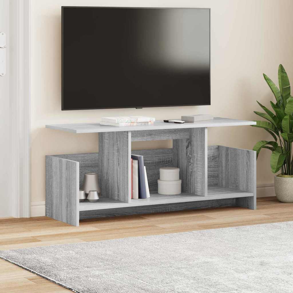 TV-standaard Grijs Sonoma 102 x 35 x 45 cm Bewerkt hout is nu te koop bij PeponiXL, paradijselijk wonen!
