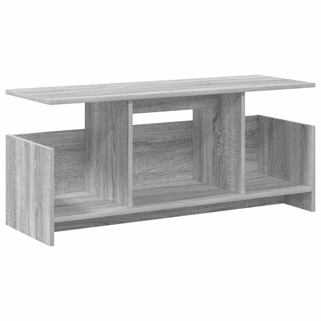TV-standaard Grijs Sonoma 102 x 35 x 45 cm Bewerkt hout is nu te koop bij PeponiXL, paradijselijk wonen!