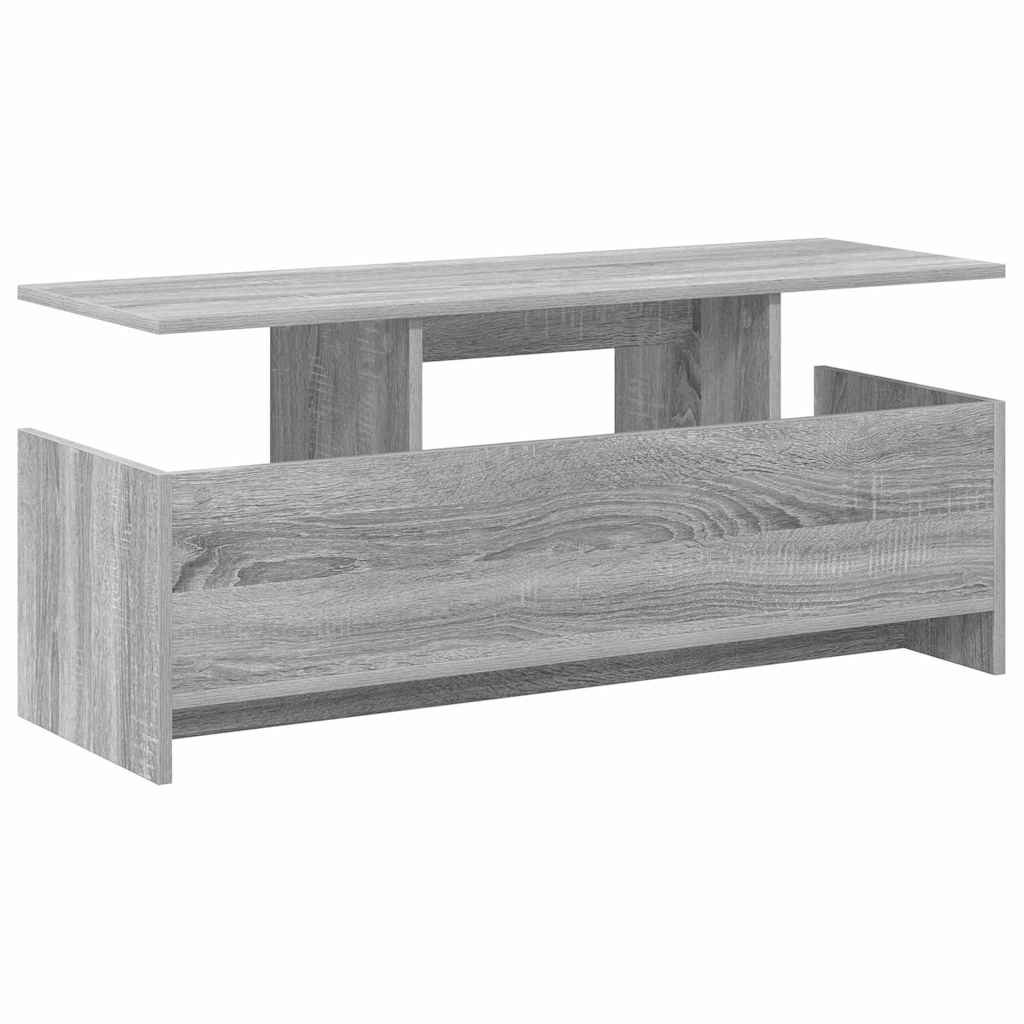 TV-standaard Grijs Sonoma 102 x 35 x 45 cm Bewerkt hout is nu te koop bij PeponiXL, paradijselijk wonen!