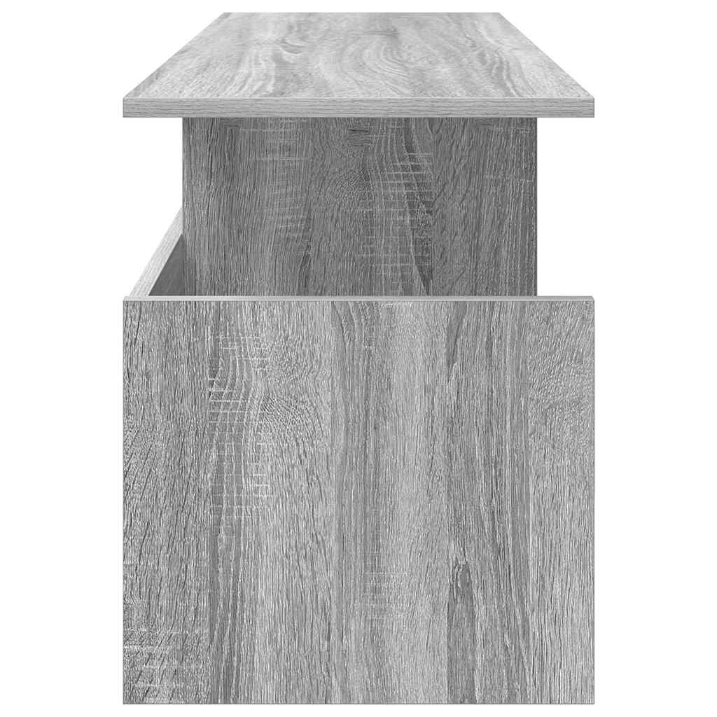 TV-standaard Grijs Sonoma 102 x 35 x 45 cm Bewerkt hout is nu te koop bij PeponiXL, paradijselijk wonen!