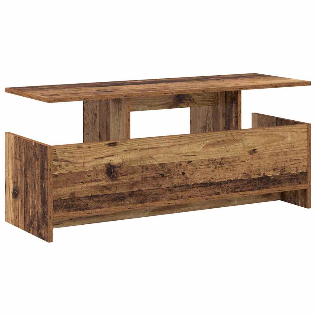TV-standaard Oudhout 102 x 35 x 45 cm Bewerkt hout is nu te koop bij PeponiXL, paradijselijk wonen!