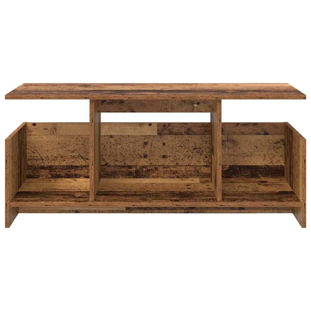 TV-standaard Oudhout 102 x 35 x 45 cm Bewerkt hout is nu te koop bij PeponiXL, paradijselijk wonen!