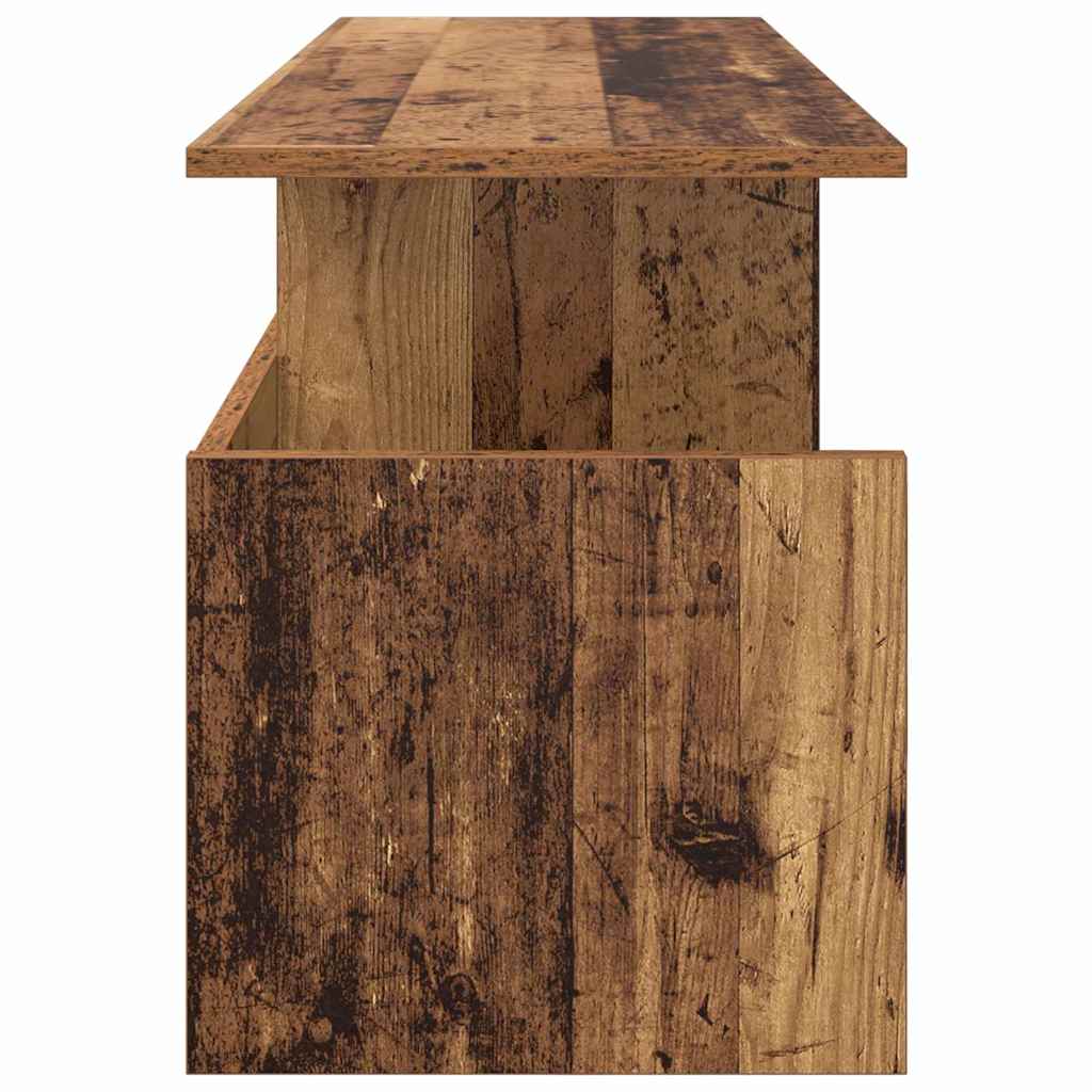 TV-standaard Oudhout 102 x 35 x 45 cm Bewerkt hout is nu te koop bij PeponiXL, paradijselijk wonen!