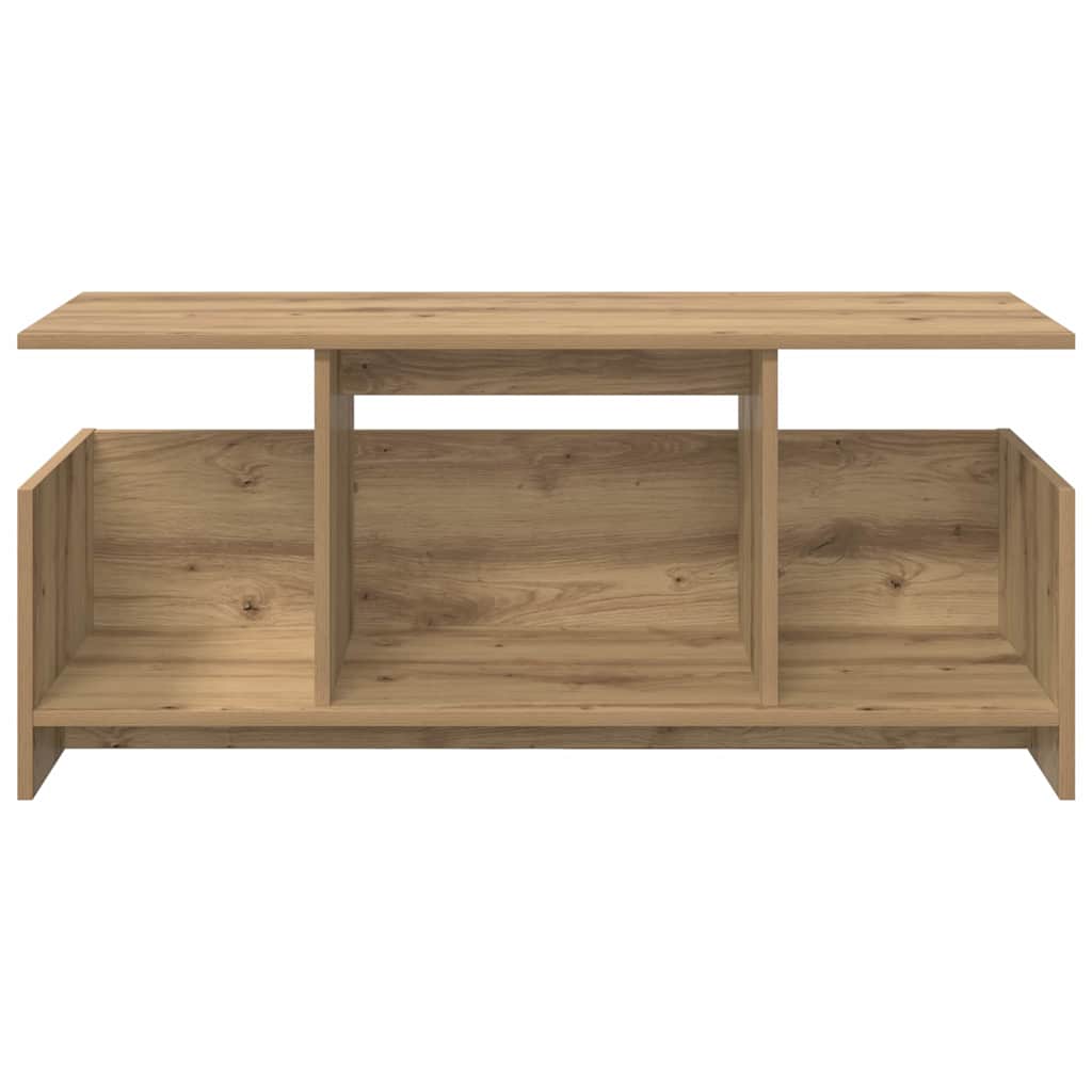 TV-standaard Artisan Eiken 102 x 35 x 45 cm Bewerkt hout is nu te koop bij PeponiXL, paradijselijk wonen!