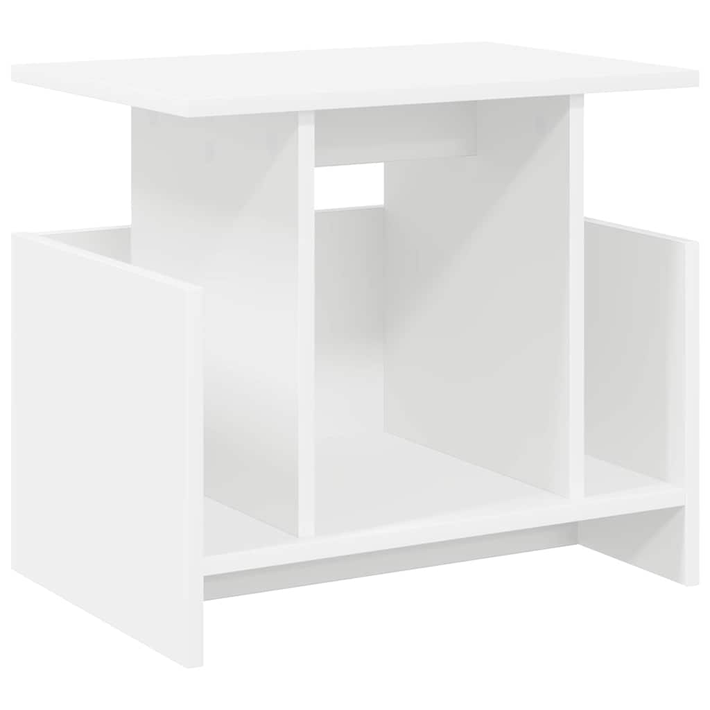 TV-standaard Wit 50 x 35 x 45 cm Bewerkt hout is nu te koop bij PeponiXL, paradijselijk wonen!