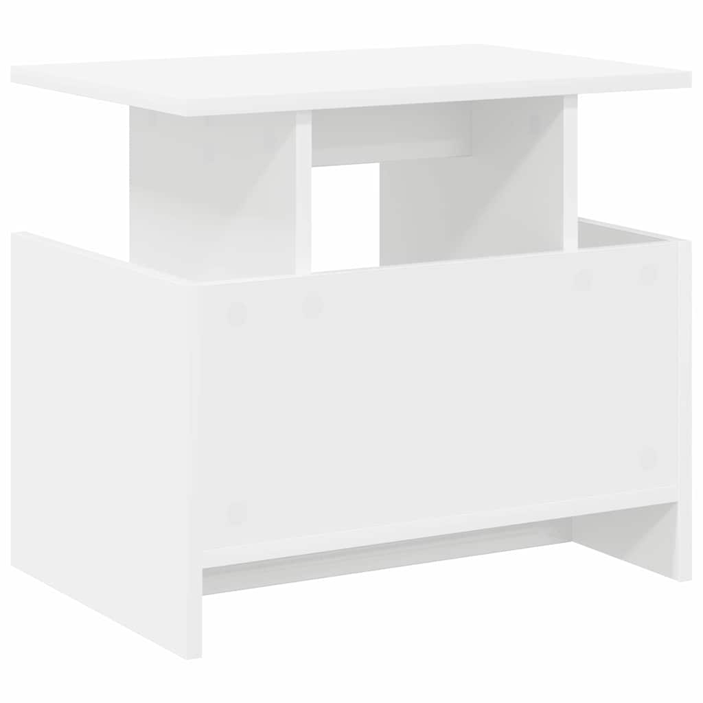 TV-standaard Wit 50 x 35 x 45 cm Bewerkt hout is nu te koop bij PeponiXL, paradijselijk wonen!