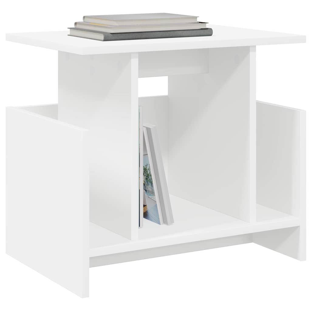 TV-standaard Wit 50 x 35 x 45 cm Bewerkt hout is nu te koop bij PeponiXL, paradijselijk wonen!