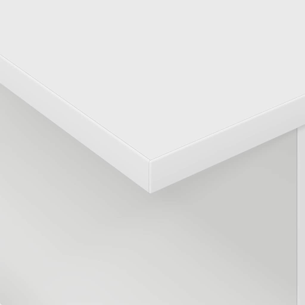 TV-standaard 2 pcs Wit 50 x 35 x 45 cm Bewerkt hout is nu te koop bij PeponiXL, paradijselijk wonen!