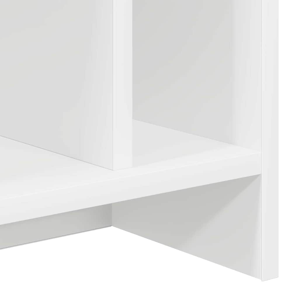TV-standaard 2 pcs Wit 50 x 35 x 45 cm Bewerkt hout is nu te koop bij PeponiXL, paradijselijk wonen!