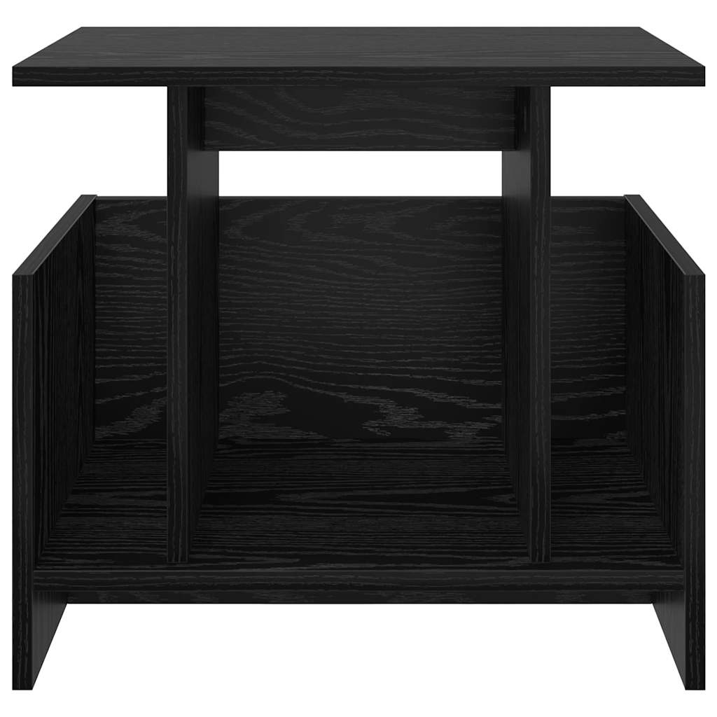 TV-standaard 2 pcs Zwart Eiken 50 x 35 x 45 cm Bewerkt hout is nu te koop bij PeponiXL, paradijselijk wonen!