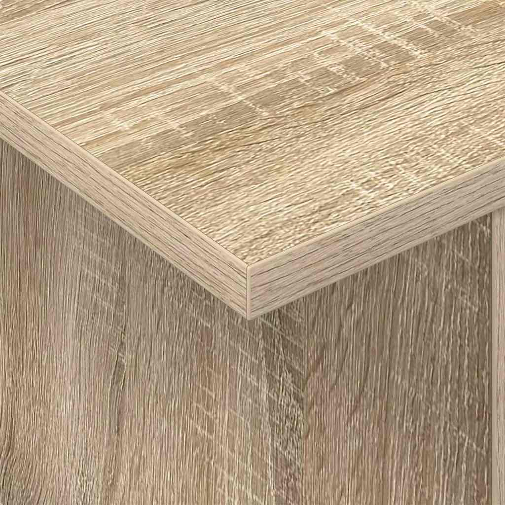 TV-standaard 2 pcs Sonoma Eiken 50 x 35 x 45 cm Bewerkt hout is nu te koop bij PeponiXL, paradijselijk wonen!
