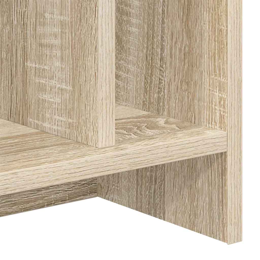 TV-standaard 2 pcs Sonoma Eiken 50 x 35 x 45 cm Bewerkt hout is nu te koop bij PeponiXL, paradijselijk wonen!