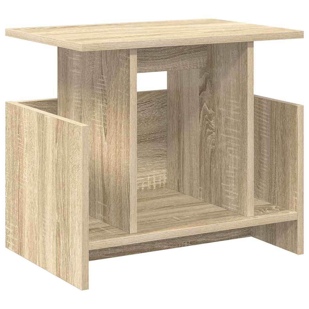 TV-standaard 2 pcs Sonoma Eiken 50 x 35 x 45 cm Bewerkt hout is nu te koop bij PeponiXL, paradijselijk wonen!