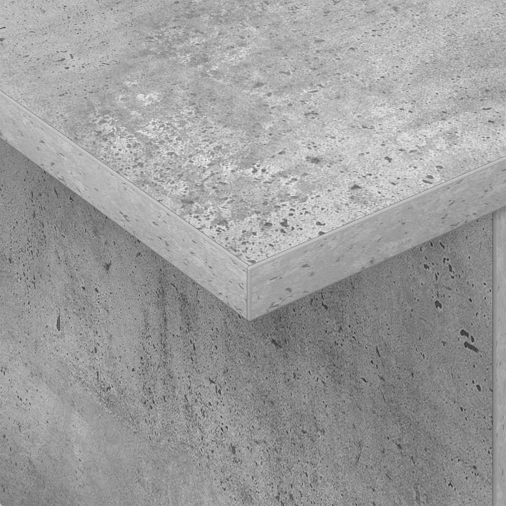 TV-standaard 2 pcs Beton Grijs 50 x 35 x 45 cm Bewerkt hout is nu te koop bij PeponiXL, paradijselijk wonen!