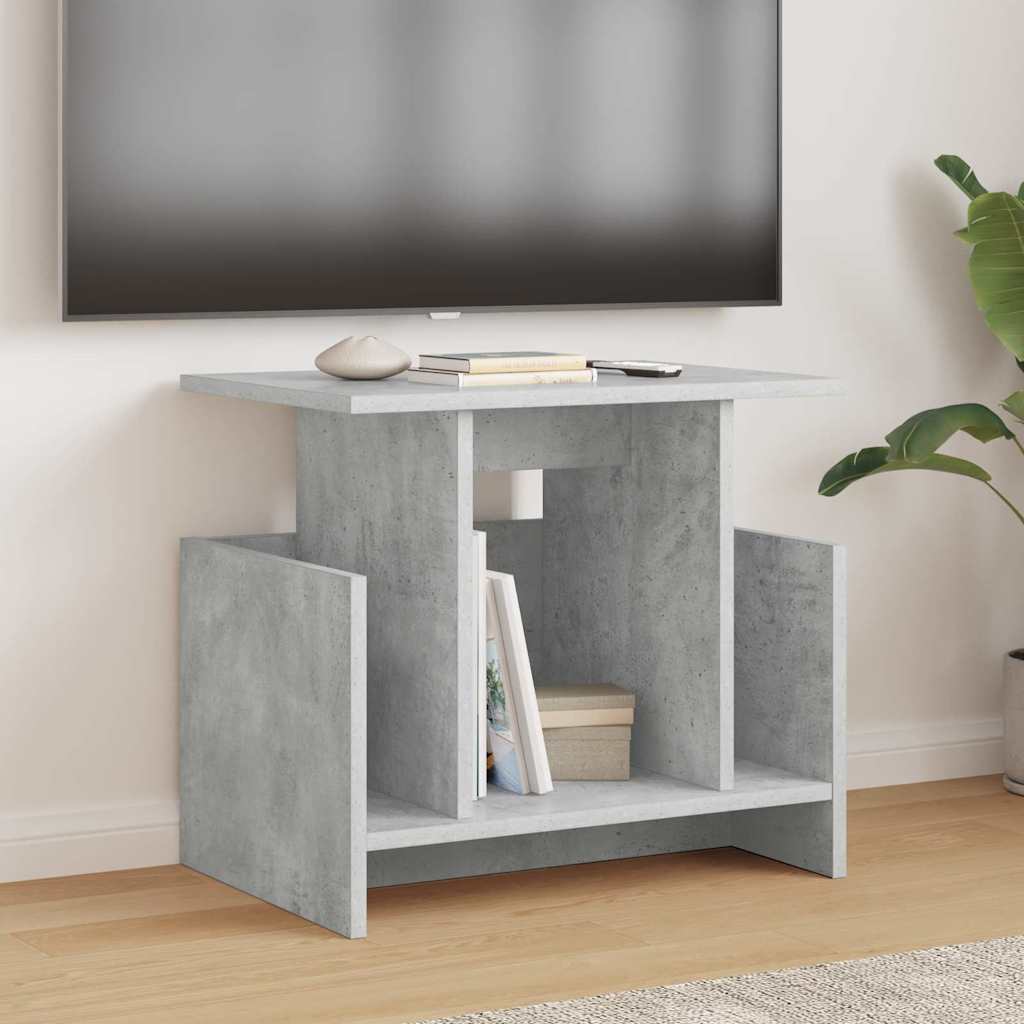 TV-standaard 2 pcs Beton Grijs 50 x 35 x 45 cm Bewerkt hout is nu te koop bij PeponiXL, paradijselijk wonen!