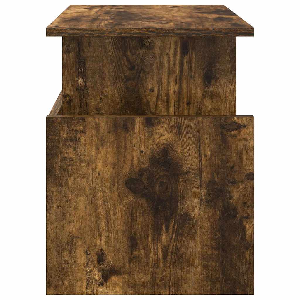 TV-standaard Gerookt eiken 50 x 35 x 45 cm Bewerkt hout is nu te koop bij PeponiXL, paradijselijk wonen!