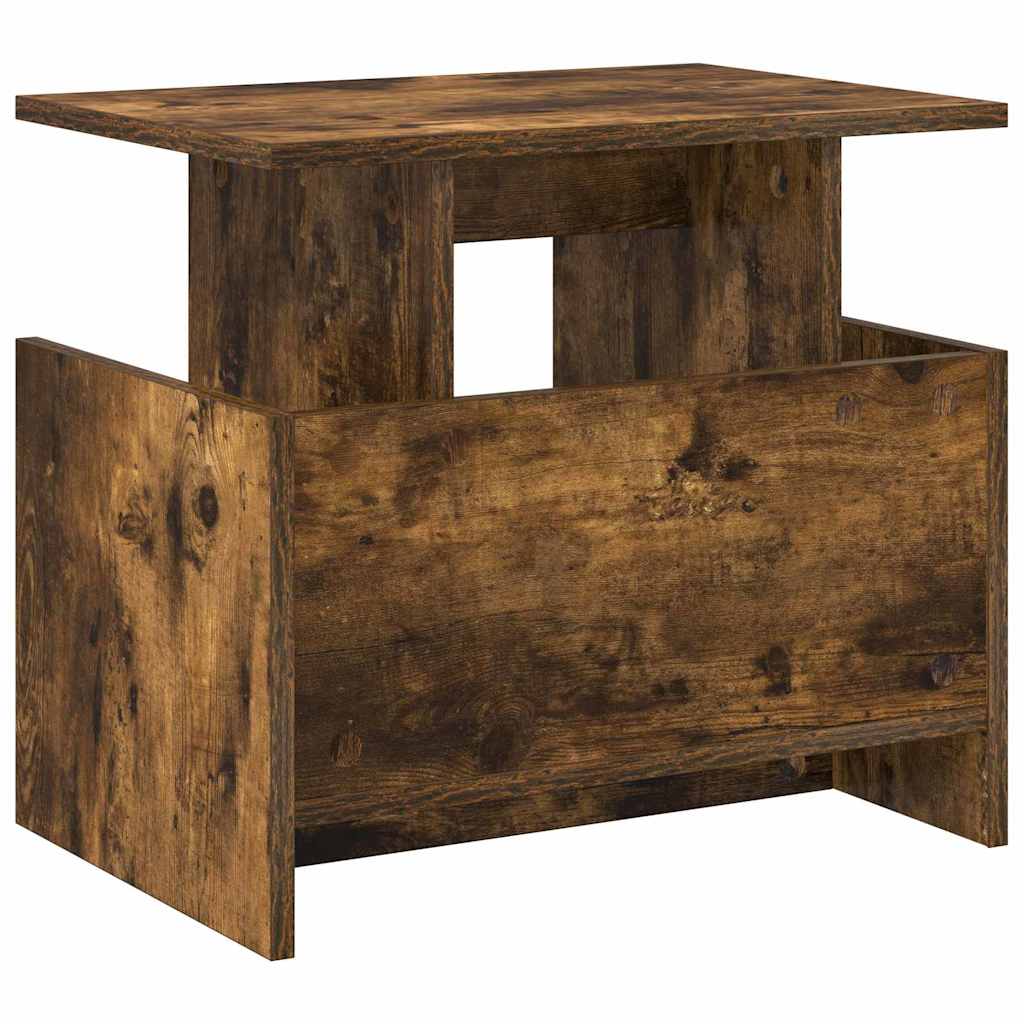 TV-standaard 2 pcs Gerookt eiken 50 x 35 x 45 cm Bewerkt hout is nu te koop bij PeponiXL, paradijselijk wonen!