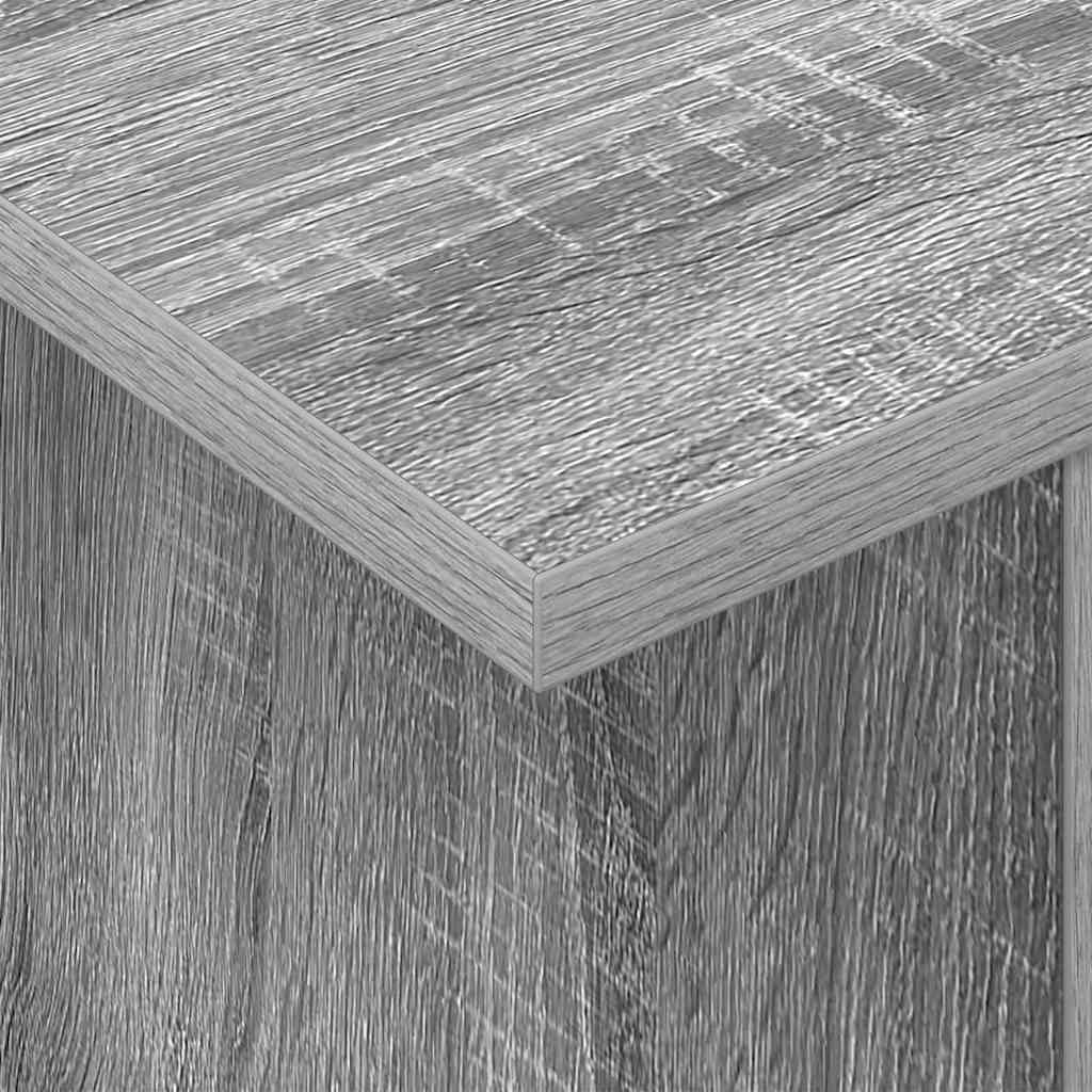 TV-standaard 2 pcs Grijs Sonoma 50 x 35 x 45 cm Bewerkt hout is nu te koop bij PeponiXL, paradijselijk wonen!