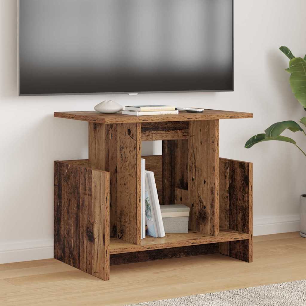 TV-standaard Oudhout 50 x 35 x 45 cm Bewerkt hout is nu te koop bij PeponiXL, paradijselijk wonen!
