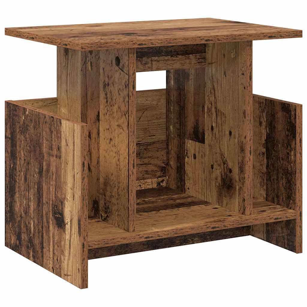 TV-standaard 2 pcs Oudhout 50 x 35 x 45 cm Bewerkt hout is nu te koop bij PeponiXL, paradijselijk wonen!