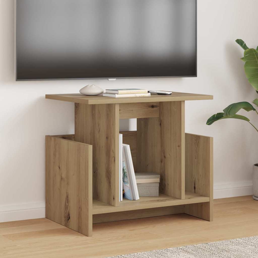 TV-standaard Artisan Eiken 50 x 35 x 45 cm Bewerkt hout is nu te koop bij PeponiXL, paradijselijk wonen!