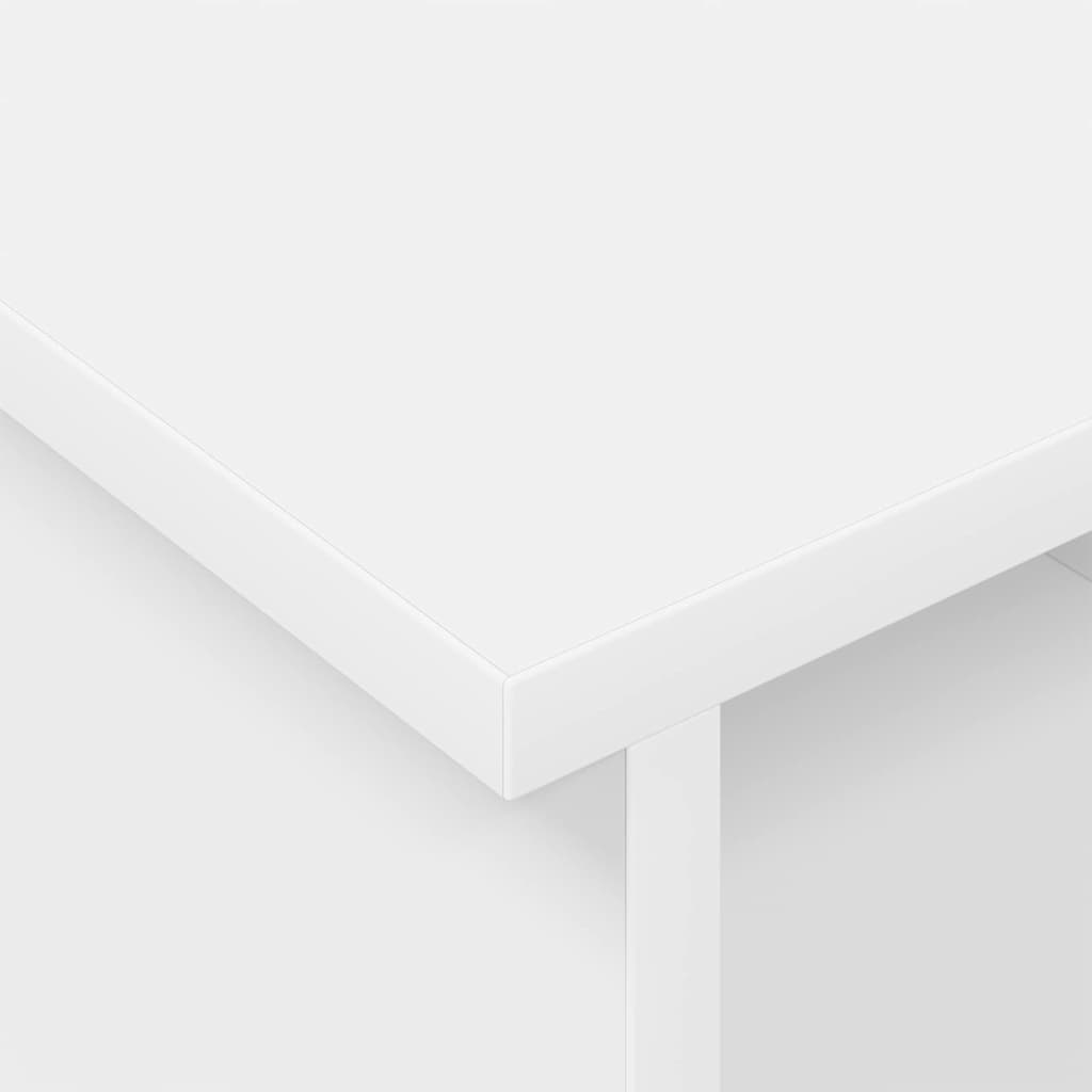 TV-standaard Wit 100 x 35 x 35 cm Bewerkt hout is nu te koop bij PeponiXL, paradijselijk wonen!