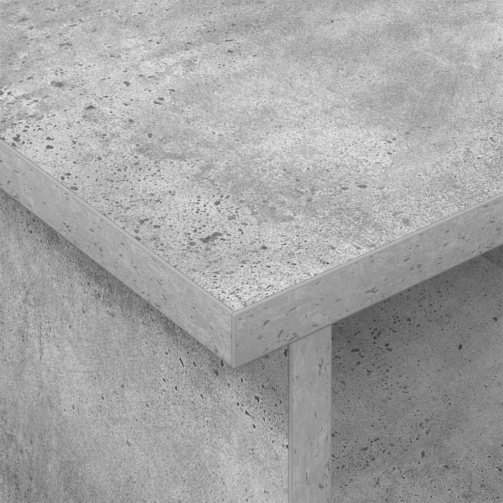 TV-standaard Beton Grijs 100 x 35 x 35 cm Bewerkt hout is nu te koop bij PeponiXL, paradijselijk wonen!
