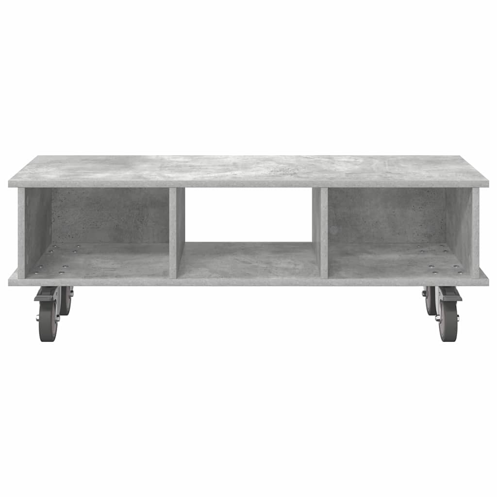 TV-standaard Beton Grijs 100 x 35 x 35 cm Bewerkt hout is nu te koop bij PeponiXL, paradijselijk wonen!