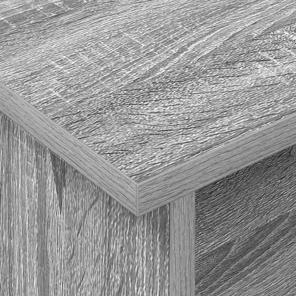 TV-standaard Grijs Sonoma 100 x 35 x 35 cm Bewerkt hout is nu te koop bij PeponiXL, paradijselijk wonen!